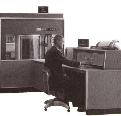 ! 1956 IBM RAMAC 24 platters