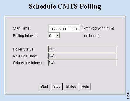 Retrieving Subscriber or Provisioning Data by Using an External Interface The more frequent the polling interval, the more SNMP traffic that is generated to the CMTSs.