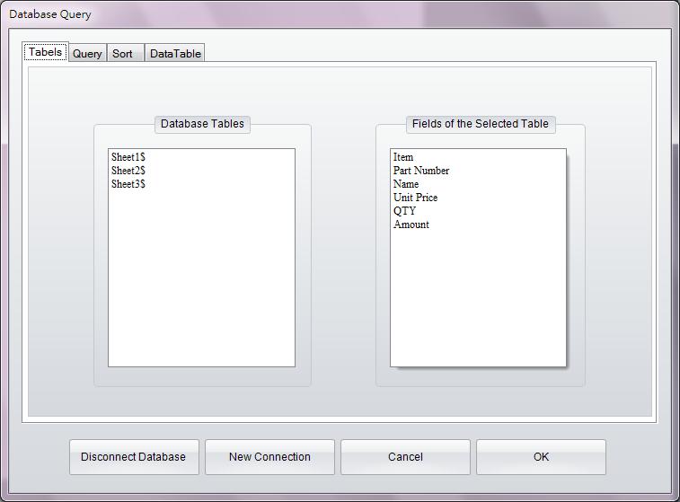 GoLabel PDF will pop up two overlay dialogs