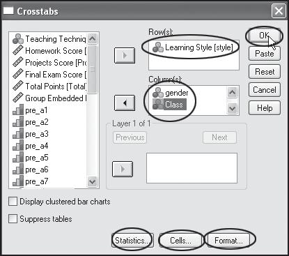 Crosstabs User Services Running Cross-tabs Cross-tabs is a convenient way to check your data.