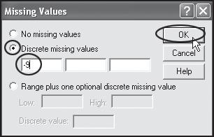 Data Definition User Services Data Definition in Variable View 5. Click on Variable View.