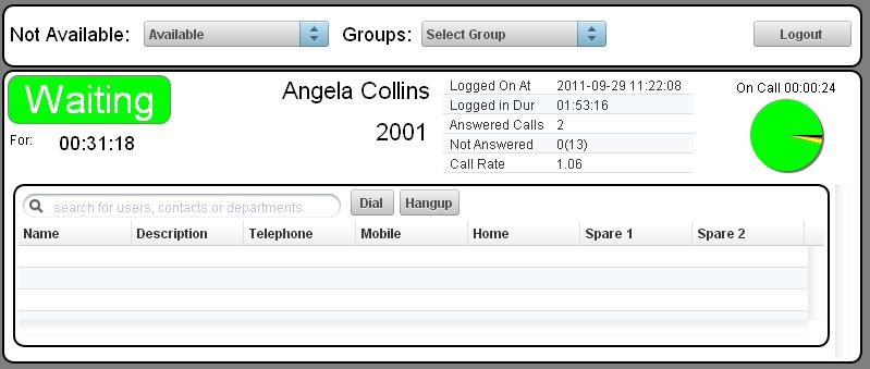 c=0&s=0 Logging on to a handset The Show Advanced option within the Login screen, when ticked, will display the Paired User and Paired Access fields.