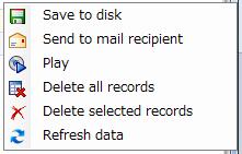 In case of VM data file, Mail Box number. In case of 2way-Rec file, Monitored extension number.