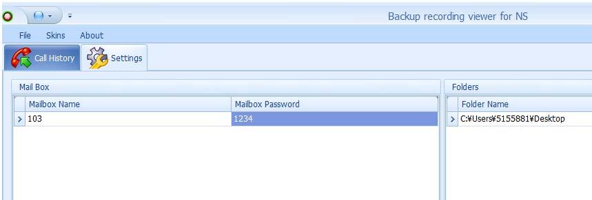 2.7 Automatic 2 Way Rec 2-7-3 Mailbox Password Protection Each mailbox for Automatic 2way recording can have individual password.