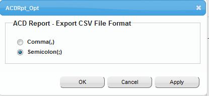 3.11 Report Function - Option of CSV File NS1000 can export