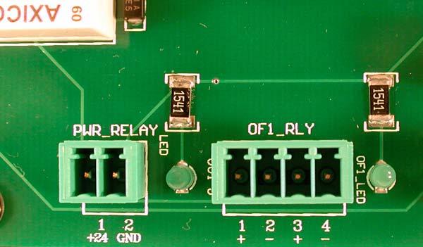 Note: There is a C-SW4 position on the Interface Board, but the connector and switch have not been loaded. These are for possible future use. C-SW1 thru 3 1. +24V 2. SW1 3. SW2 4.