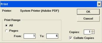 the Printer Name to choose a different printer.