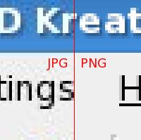 Bad for JPEG Characteristics Text a lot of compression artifacts due to the large number of sharp features Also bad for