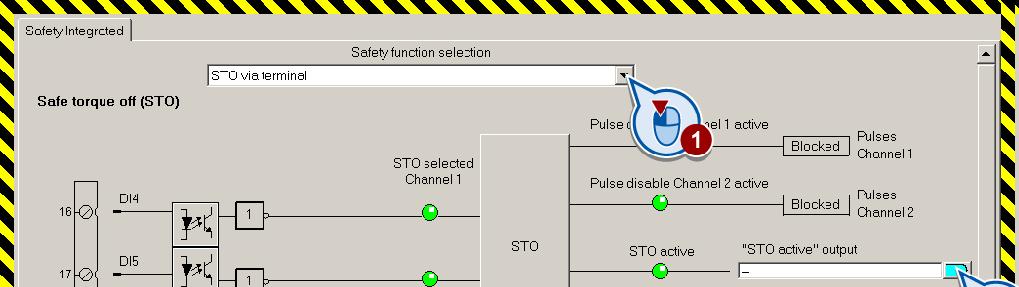 Commissioning 4.5 Basic Safety 4.5 Basic Safety 4.5.1 Activate STO via F-DI Procedure Go online with STARTER.
