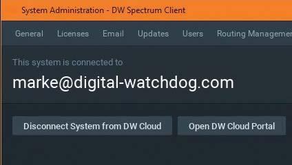 Your DW Cloud account email address now