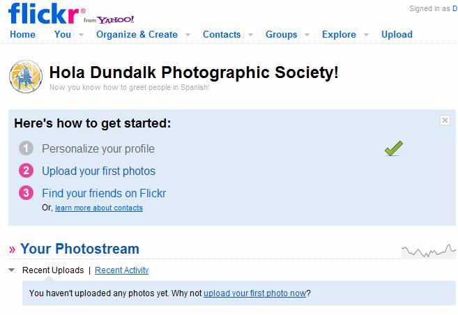 3. Before Uploading your Photography 10 The next step is to prepare to upload your images Don t click on 2: Upload