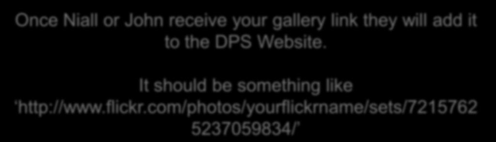 will add it to the DPS Website.
