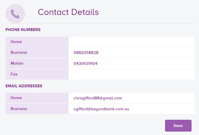 49 Updating your contact details When your money is concerned, it is very important that we can contact you if necessary.