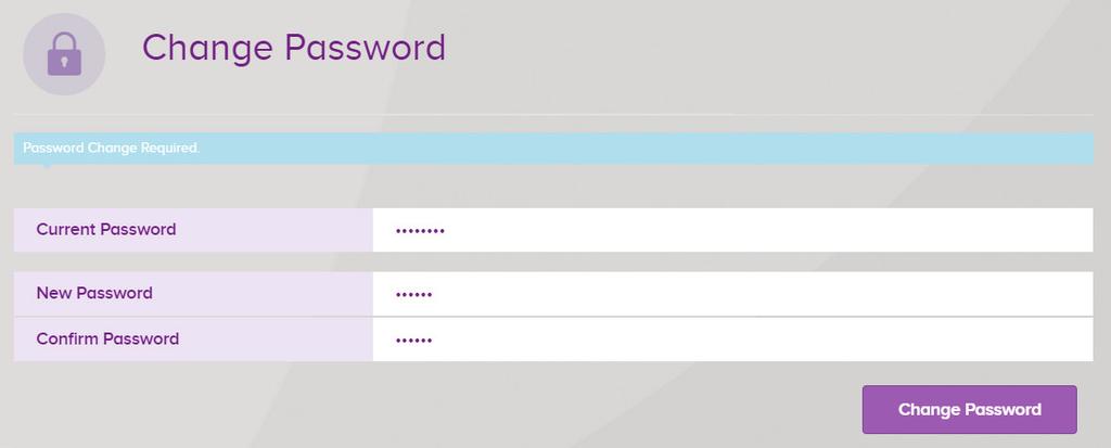 Getting Started 6 Setting up your Internet Banking Password When logging in for the first time, you may be automatically prompted to choose a new password.