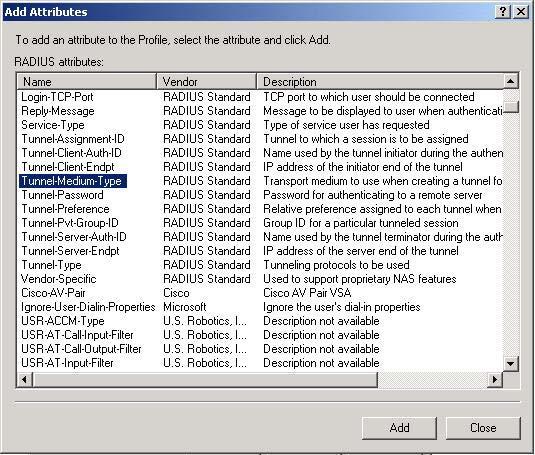 1X Dynamic VLAN Assignment. Figure 28. Connection Attributes Screen The RADIUS Attribute screen is displayed.