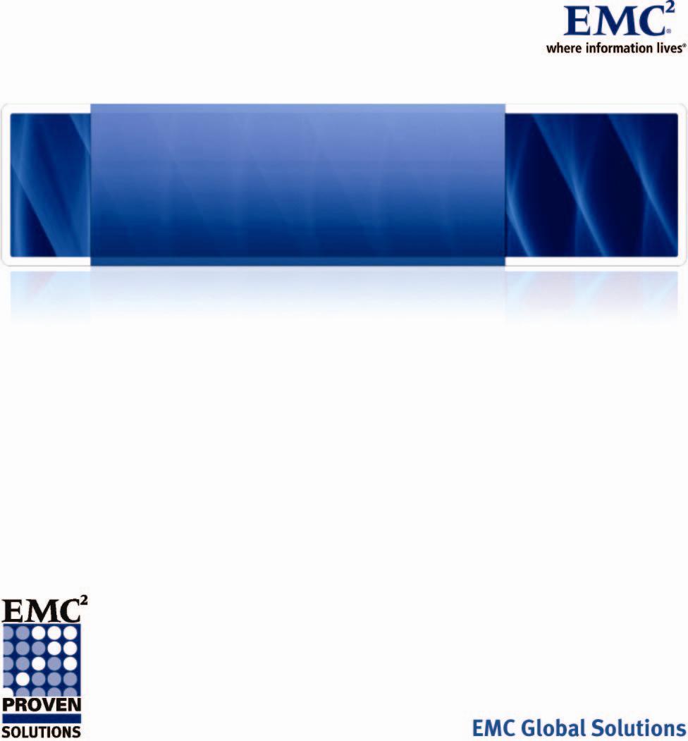 EMC Business Continuity for Microsoft SQL Server 2008 Enabled by EMC Symmetrix V-Max