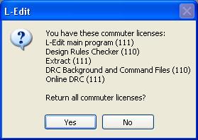 commuter licenses checked out, the expiration date can be extended by simply obtaining the licenses again and selecting a later expiration date. 1.1.2.