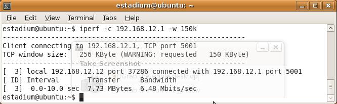 G: Iperf s Option - UDP Connection with a Varying Bandwidth G.