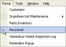 Inactive: Check this box when you want to make the part inactive, but not deleted from system. Current Quantity on Hand: The physical count of # of parts on hand.