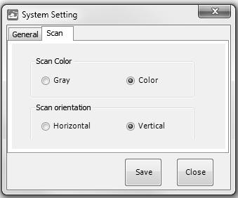 Märkus: see seade mõjutab ainult IRIScan Direct'i kuvamist. See ei puuduta skaneerimise keelt ega dokumentide keelt.