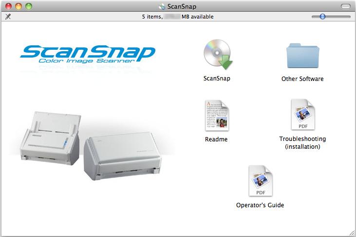 Mac OS Installation Software You can install the following software.