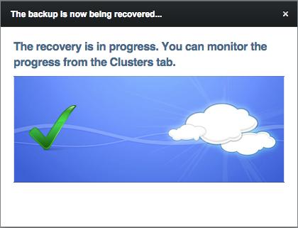 Check the box next to Encryption to specify that the new cluster should reside in an encrypted cluster. Please note that you can restore a non-encrypted backup into an encrypted cluster.
