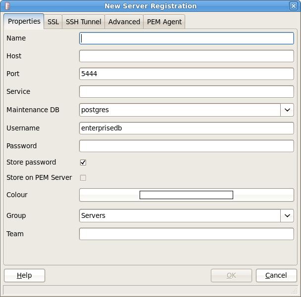 12.1.2 Connecting with the Postgres Enterprise Manager Client The Postgres Enterprise Manager (PEM) client provides a powerful graphical interface that you can use to create and manage database