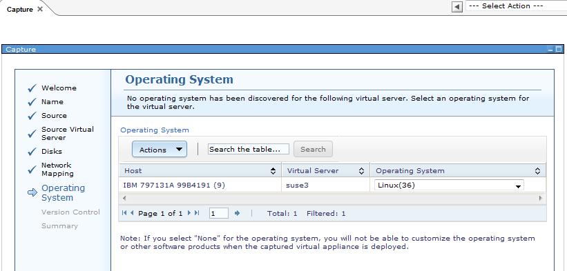 As shown in Figure 3-85, specify the OS in the Operating System window. Click Next.