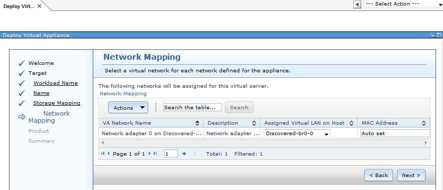 Figure 3-93 Deploy Virtual Appliance wizard: Storage Mapping 26.