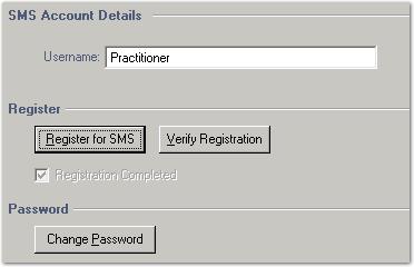 Upon successful verification, the Username field will automatically be populated with your chosen user name, the Registration
