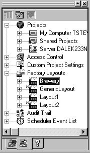 Factory Layouts Creating Layouts 1 Check out a layout from the Proficy Change Management Server. c h e c k ou t 2 Make changes to the layout on the local computer.