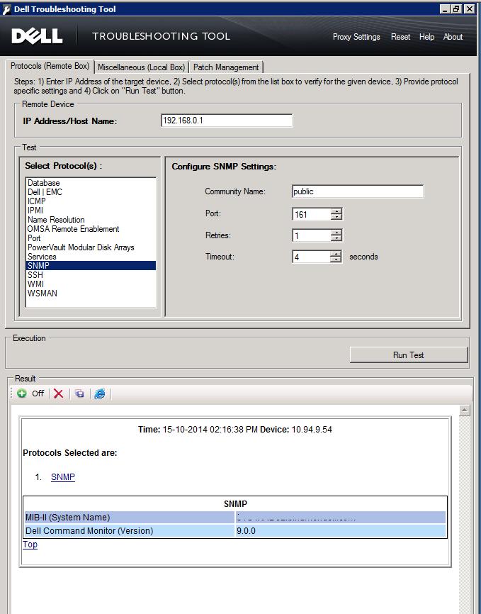 Troubleshooting Tool - success with Command Monitor using SNMP Learn More To learn more, visit: www.delltechcenter.