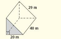 Example 2: Finding Volume of a Triangular Prism: Find volume of the triangular prism Find