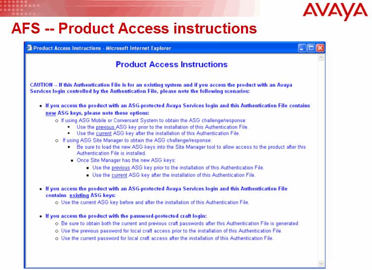 Figure 22: Product Access