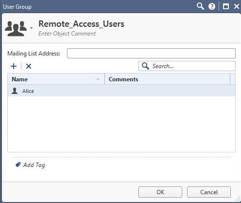 Remote_access_group) In the All list, select the members to add to the group, and