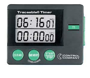 00-decibel alarm on each channel for 0 seconds or may be turned off manually Supplied: batteries, magnetic back, ip-open stand, Traceable Certi cate