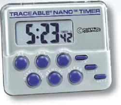 Timing Capacity Resolution Accuracy Channels minutes, seconds second Traceable Flashing LED Alert Big-Digit