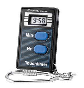 feather-weight timer ts in smallest pockets or anywhere in lab When zero is reached, beeping alarm sounds for 0 seconds or may be turned off