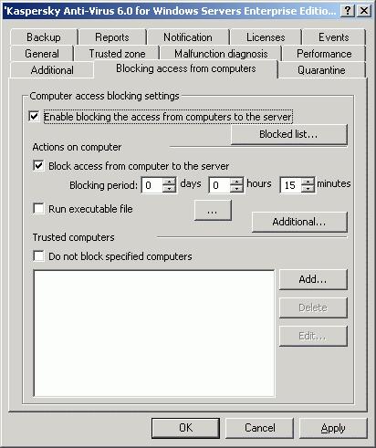 Configuring Anti-Virus in the Application Settings Dialog BOx 28