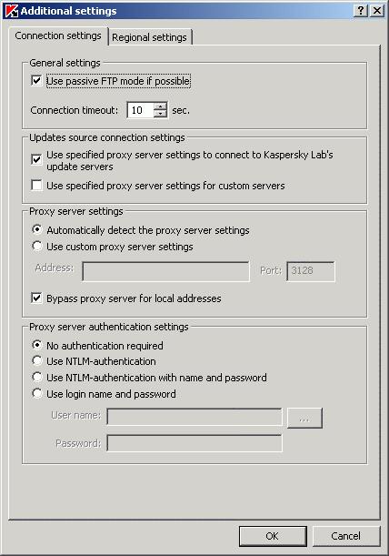 308 Kaspersky Anti-Virus 6.0 for Windows Servers Enterprise Edition Figure 124.