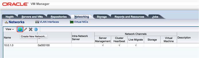 Connect to the Oracle VM Manager user interface at
