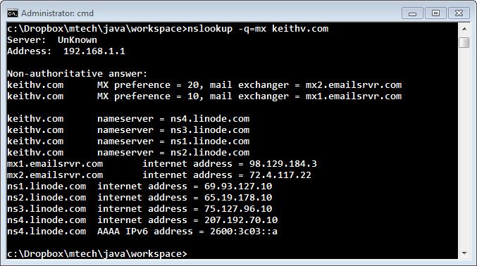 Email addresses Mapping domain to mail server Make DNS query