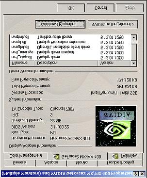 Appendix A NVIDIA Dual-Card Configuration Figure A.9 Settings for Dual-Cards GeForce2 MX on Windows 2000 (2) Figure A.