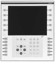 Description 1 Operator dialogue terminals 1 Magelis graphic stations 2 4 5 Front panel of graphic terminals Graphic terminals with keypad, XBT F01/F02 XBT F01/F02 keypad terminals have the 1