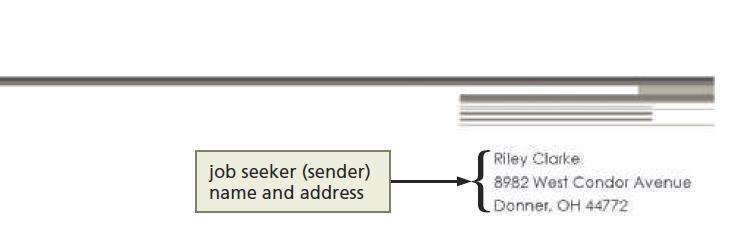 To Enter the Sender Information (WD 337) Enter the sender information at the of the letter. Replace the name with the sender name.