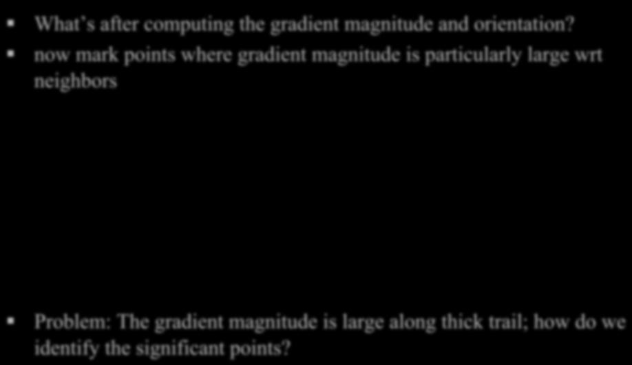 Compute edge orientation - gradient