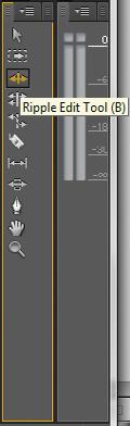 Using the Ripple Edit tool A way to avoid creating gaps in the first place is to use the Ripple Edit tool. It s one of the many tools in the Tools panel.