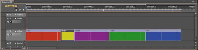 At this point, your project should look just like the Completed sequence for the first seven seconds. You have several more edits to make to the rest of the sequence.
