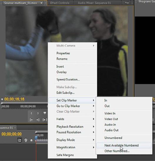 Creating the initial multicamera sequence The first step is to create a multicamera sequence from your captured footage: 1 Open Lesson 08-06.prproj. 2 Double-click multicam_01.