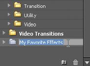 prproj, and choose Window > Workspace > Effects to switch to the Effects workspace. 2 If necessary, click the Effects tab next to the Project panel to make it visible. 3 Open the Video Effects folder.